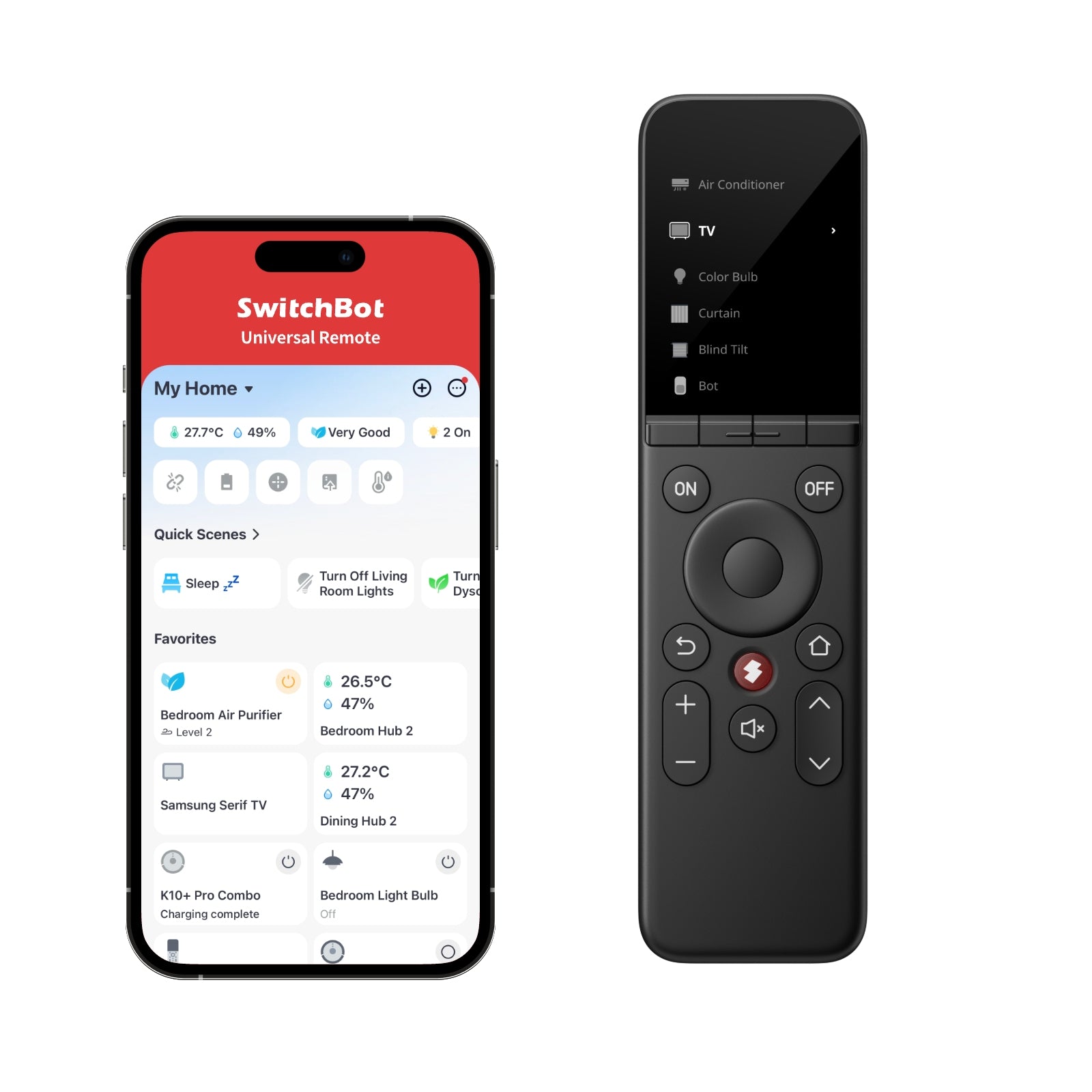 Switchbot Universal Remote (hub vereist)